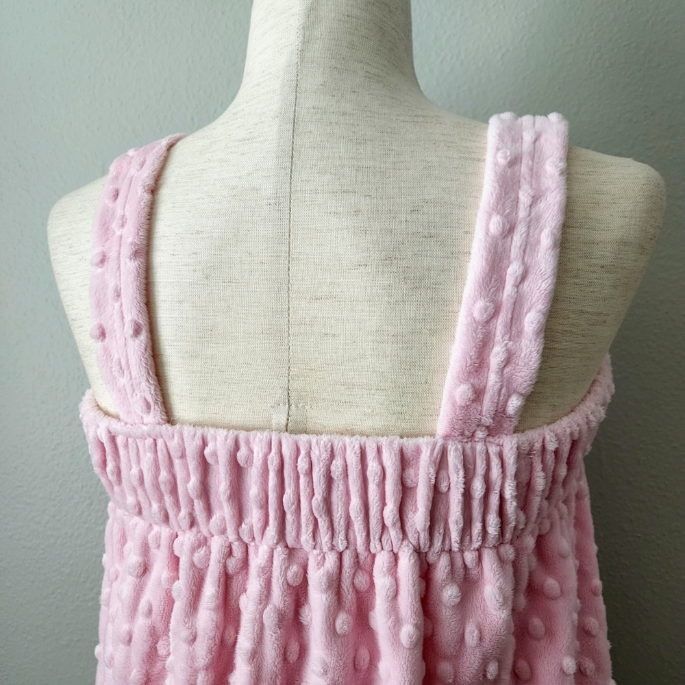 Will's River Co. Pink Cozy After Bath Wrap With Bow, Small / Medium - Picture 7 of 16
